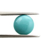 TURQUOISE LENTIL ROUND 10MM 2.90 Cts.