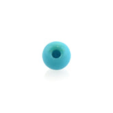 TURQUOISE PLAIN BALL (HALF DRILL) 2.50MM 0.11 Cts.