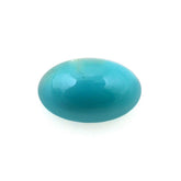 MEXICAN TURQUOISE OVAL CAB 5X3MM 0.38 Cts.
