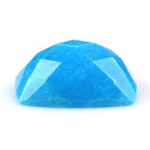 NATURAL TURQUOISE CHECKER CUSHION CAB 18X13MM 13.15 Cts.