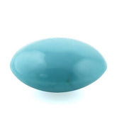 MEXICAN TURQUOISE LENTIL ROUND 12MM 5.63 Cts.