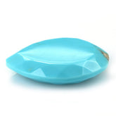 TURQUOISE BOTH SIDE TABLE CUT PEAR 22MM 18.63 Cts.