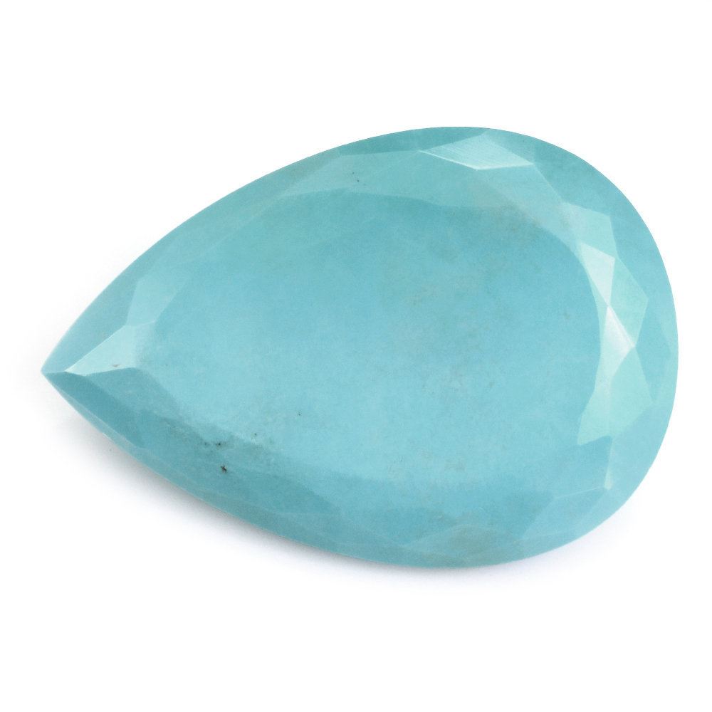 TURQUOISE CUT PEAR 59X41MM 222.85 Cts.