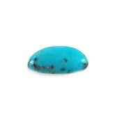 MEXICAN TURQUOISE OVAL CAB (MATRIX) 8X4MM 0.52 Cts.