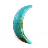 TURQUOISE C SHAPE (GOLDEN MATRIX) 18X4MM 2.35 Cts.