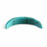 TURQUOISE PLAIN C SHAPE FANCY (BROWN MATRIX) 22X4MM 3.31 Cts.