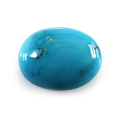 TURQUOISE OVAL CAB (BLUE MATRIX) 19.70X15MM 18.75 Cts.