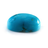 TURQUOISE OVAL CAB (BLUE MATRIX) 19.70X15MM 18.75 Cts.