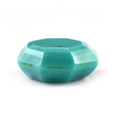 TURQUOISE STEP CUT BRIOLETTE OCTAGON (MATRIX) 14MM 10.19 Cts.
