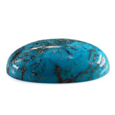 TURQUOISE OVAL CAB (MATRIX) 25X8MM 25.33 Cts.