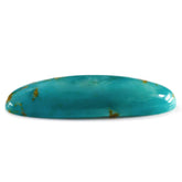 TURQUOISE OVAL CAB (GREENISH BLUE) (BROWN MATRIX) 28.50X10.50MM 11.45 Cts.
