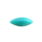 TURQUOISE MARQUISE CAB (FROSTED BOTTOM) 8X3MM 0.43 Cts.