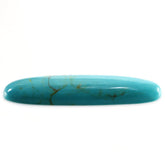 TURQUOISE OVAL CAB (WITH GOLDEN MATRIX) 35.77X9.31MM 10.05 Cts.