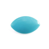 TURQUOISE ONE SIDE FLOWER CUT ONE SIDE BUFFTOP MARQUISE 11X6.50MM 1.30 Cts.