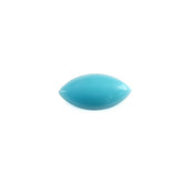 TURQUOISE MARQUISE CAB (FROSTED BOTTOM) 6.50X3.30MM 0.40 Cts.