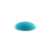TURQUOISE MARQUISE CAB (FROSTED BOTTOM) 6.50X3.30MM 0.40 Cts.