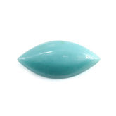 TURQUOISE MARQUISE CAB (FROSTED BOTTOM) 12X5.50MM 1.15 Cts.