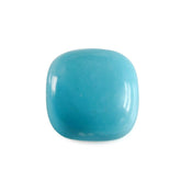 TURQUOISE CUSHION CAB 7MM 1.37 Cts.
