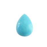 MEXICAN TURQUOISE PLAIN PEAR CAB 7X5MM 0.65 Cts.