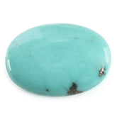 MEXICAN TURQUOISE OVAL CAB (WITH MATRIX PYRITE) 20X14MM 9.33 Cts.