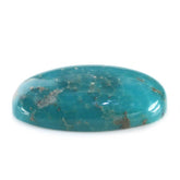 MEXICAN TURQUOISE OVAL CAB (WITH MATRIX PYRITE) 19X13MM 8.80 Cts.