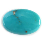 MEXICAN TURQUOISE OVAL CAB (WITH MATRIX PYRITE) 19X13MM 8.55 Cts.