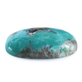 MEXICAN TURQUOISE OVAL CAB (WITH MATRIX PYRITE) 19X13MM 9.78 Cts.