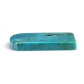 MEXICAN TURQUOISE FLAT BARREL SHAPE PLATE (WITH MATRIX PYRITE) 29X21.50MM 27.63 Cts.