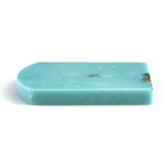 MEXICAN TURQUOISE FLAT BARREL SHAPE PLATE (WITH MATRIX PYRITE) 29X21.50MM 28.75 Cts.