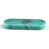 MEXICAN TURQUOISE FLAT BARREL SHAPE PLATE (WITH MATRIX PYRITE) 36X22MM 40.94 Cts.