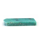 MEXICAN TURQUOISE FLAT BARREL SHAPE PLATE (WITH MATRIX PYRITE) 32X21MM 29.74 Cts.