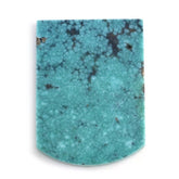 MEXICAN TURQUOISE FLAT BARREL SHAPE PLATE (WITH MATRIX PYRITE) 29X21.50MM 26.62 Cts.