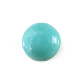 MEXICAN TURQUOISE ROUND CAB (SI) (BLUE GREEN) 6MM 0.80 Cts.
