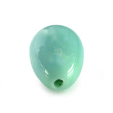 MEXICAN TURQUOISE PLAIN DROPS (SI) (GREEN) (HALF DRILL 0.60MM) 9X6MM 2.19 Cts.