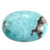 MEXICAN TURQUOISE OVAL CAB (WITH MATRIX PYRITE) 20X14MM 9.82 Cts.