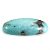 MEXICAN TURQUOISE OVAL CAB (WITH MATRIX PYRITE) 20X14MM 9.82 Cts.