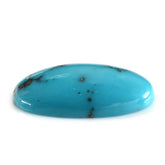 MEXICAN TURQUOISE OVAL CAB (WITH MATRIX & PYRITE) 19X13MM 8.73 Cts.