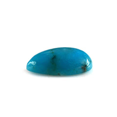 BLUE TURQUOISE PEAR CAB (WITH MATRIX PYRITE) 8X5MM 0.85 Cts.