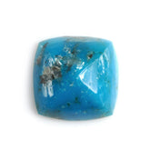 BLUE TURQUOISE SUGARLOAF CUSHION (WITH MATRIX PYRITE) 11MM 4.51 Cts.