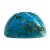 BLUE TURQUOISE SUGARLOAF CUSHION (WITH MATRIX PYRITE) 17MM 14.95 Cts.