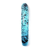 MEXICAN TURQUOISE HALF MOON FANCY CAB (WITH BLACK MATRIX) 61.40X11MM 27.18 Cts.