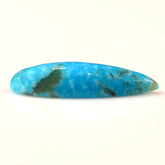 BLUE TURQUOISE PEAR CAB (WITH BROWN MATRIX) 17X7MM 2.92 Cts.