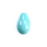 MEXICAN TURQUOISE WITH SLIGHT MATRIX PLAIN DROPS 8X5MM 1.54 Cts.