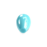 MEXICAN TURQUOISE WITH SLIGHT MATRIX PLAIN DROPS 8X5MM 1.54 Cts.