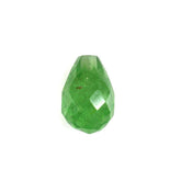 TSAVORITE FACETED DROP (HALF DRILL) 6X4MM 0.92 Cts.