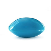 SLEEPING BEAUTY TURQUOISE PLAIN LENTIL CUSHION 11MM 4.57 Cts.