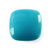 SLEEPING BEAUTY TURQUOISE PLAIN LENTIL CUSHION 11MM 4.27 Cts.