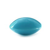 SLEEPING BEAUTY TURQUOISE PLAIN LENTIL CUSHION 11MM 4.27 Cts.