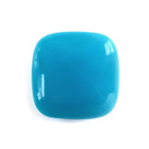 SLEEPING BEAUTY TURQUOISE PLAIN LENTIL CUSHION 9MM 2.50 Cts.