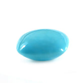 SLEEPING BEAUTY TURQUOISE PLAIN LENTIL CUSHION 11MM 4.72 Cts.
